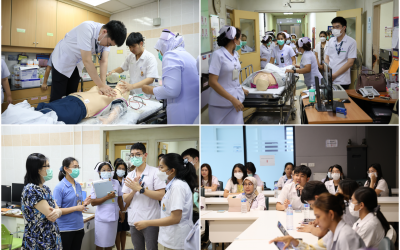 บรรยากาศการซ้อมแผน CPR ประจำปี ในวันที่ 24 กันยายน 2567 ณ ศูนย์สุขภาพปฐมภูมิ โรงพยาบาลสงขลานครินทร์